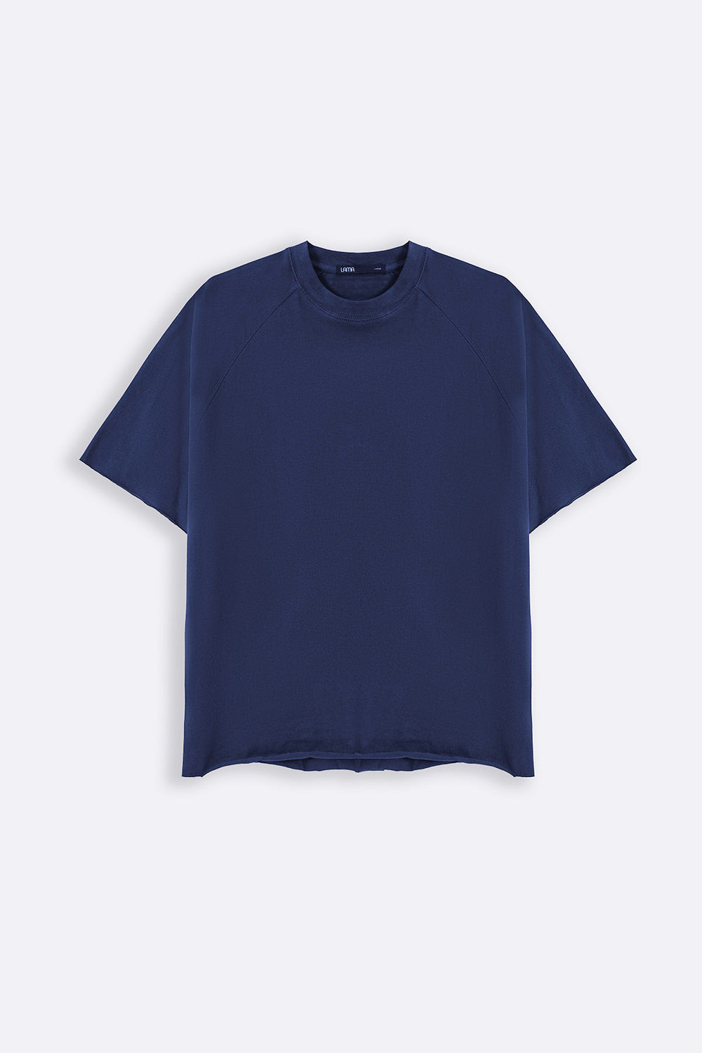 NAVY RAGLAN COTTON TEE