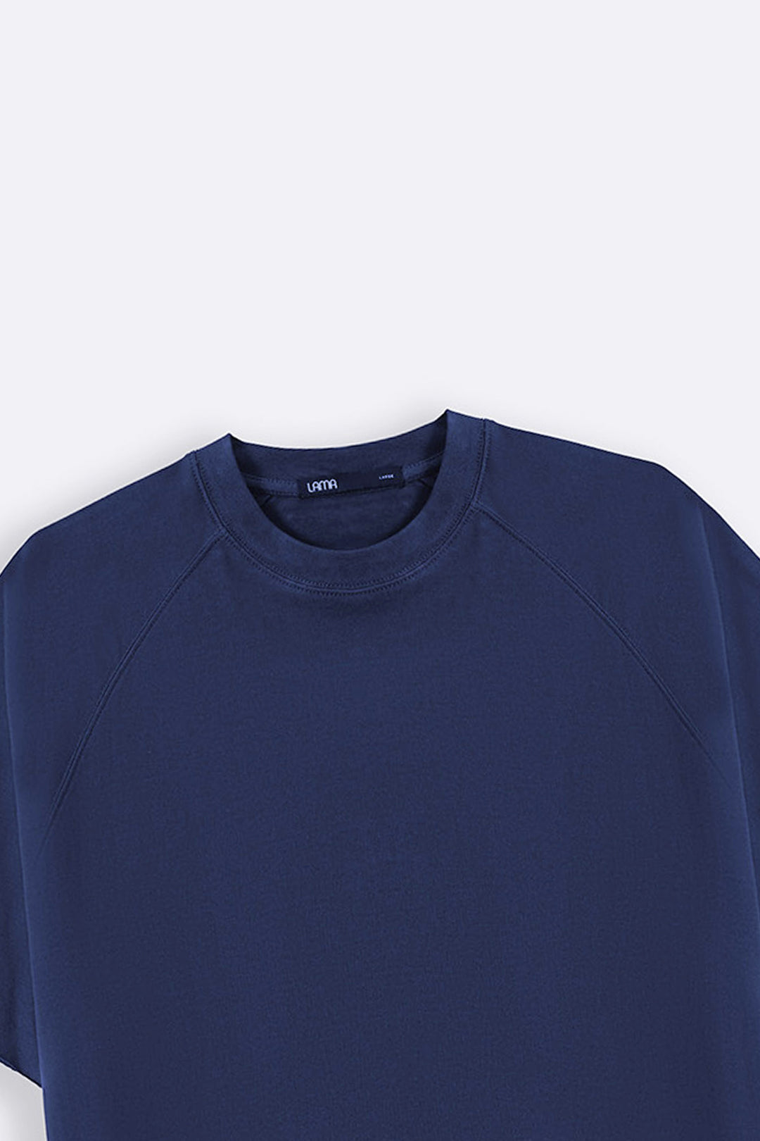 NAVY RAGLAN COTTON TEE