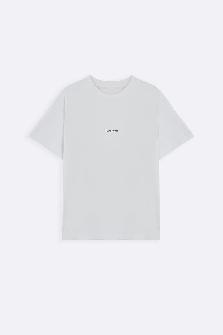 WHITE PURE ROAST CLASSIC TEE