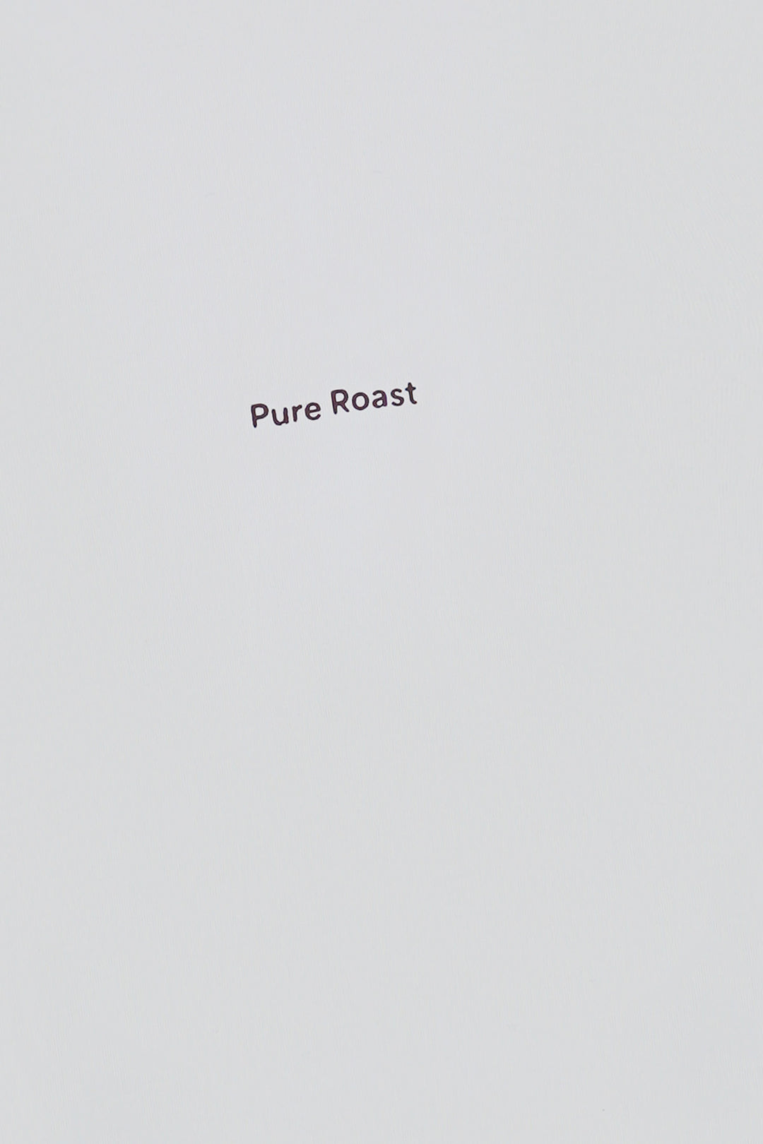 WHITE PURE ROAST CLASSIC TEE