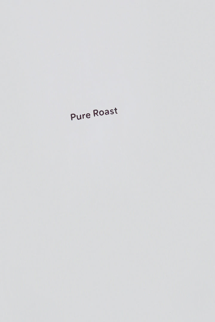 WHITE PURE ROAST CLASSIC TEE