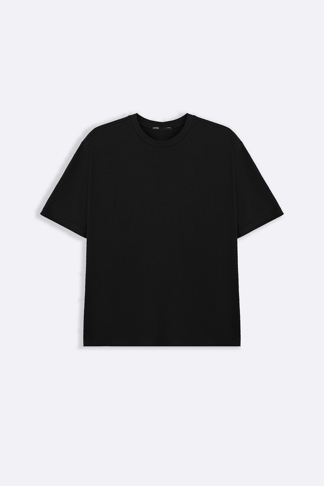 BLACK OVERSIZED SLOUCHY TEE