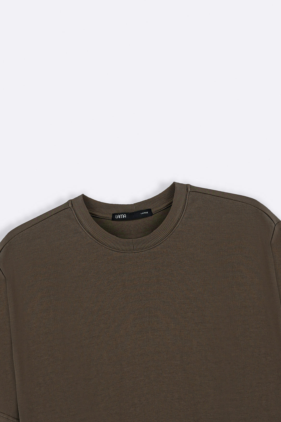 BROWN OVERSIZED SLOUCHY TEE