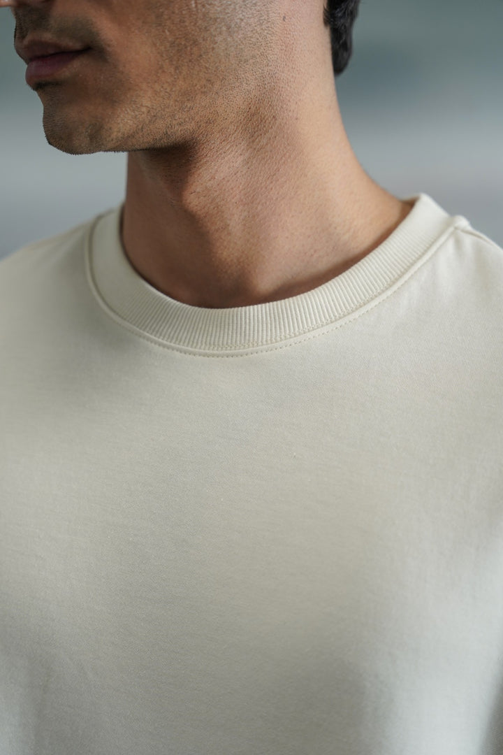 IVORY OVERSIZED SLOUCHY TEE