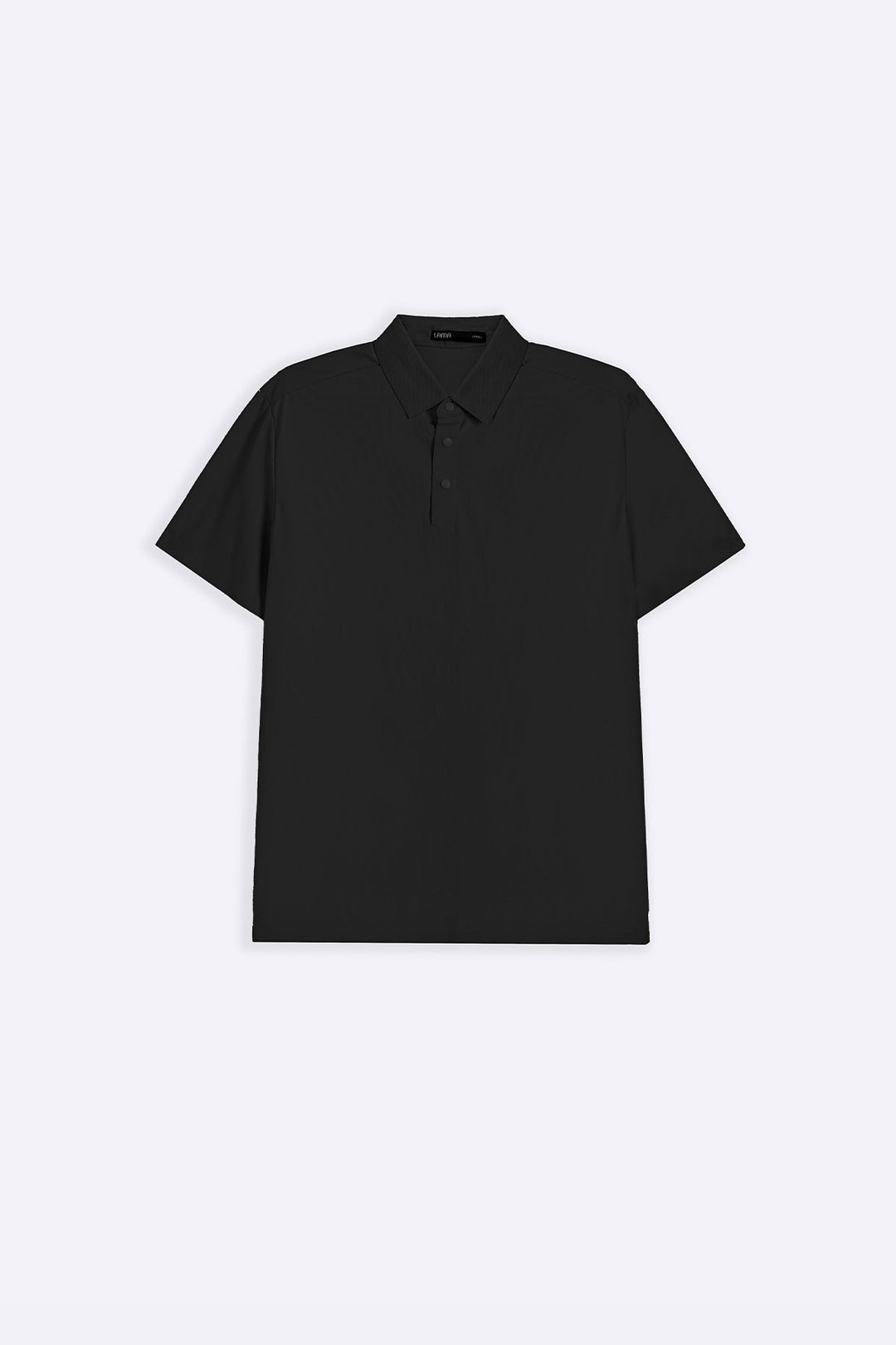 BLACK MINIMALISTIC POLO