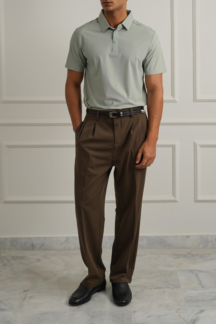 SEA GREEN ESSENTIAL POLO