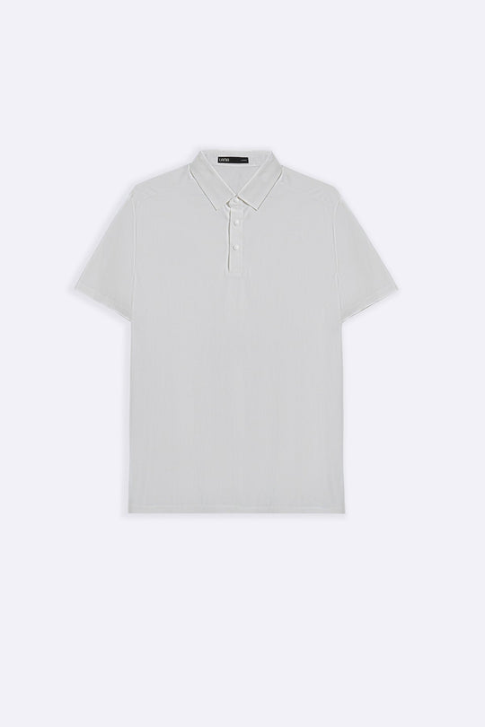 WHITE MINIMALISTIC POLO