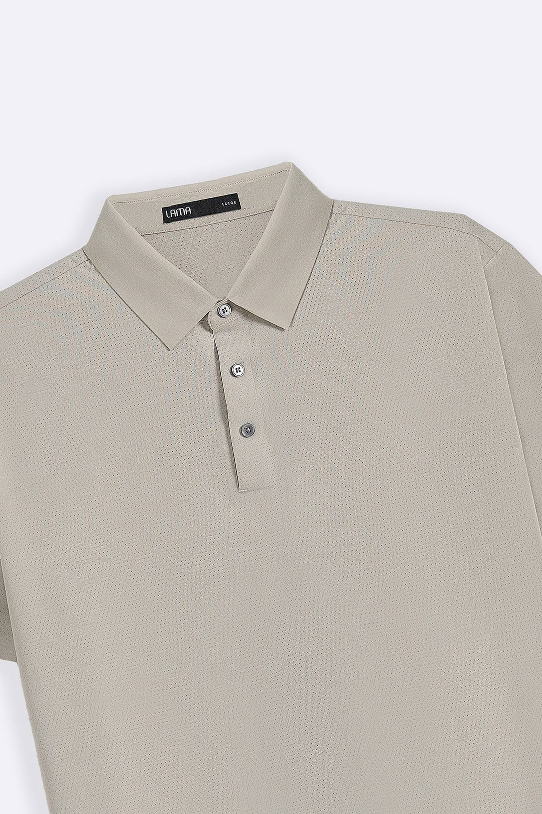 LIGHT BEIGE CLEAN SUMMER POLO