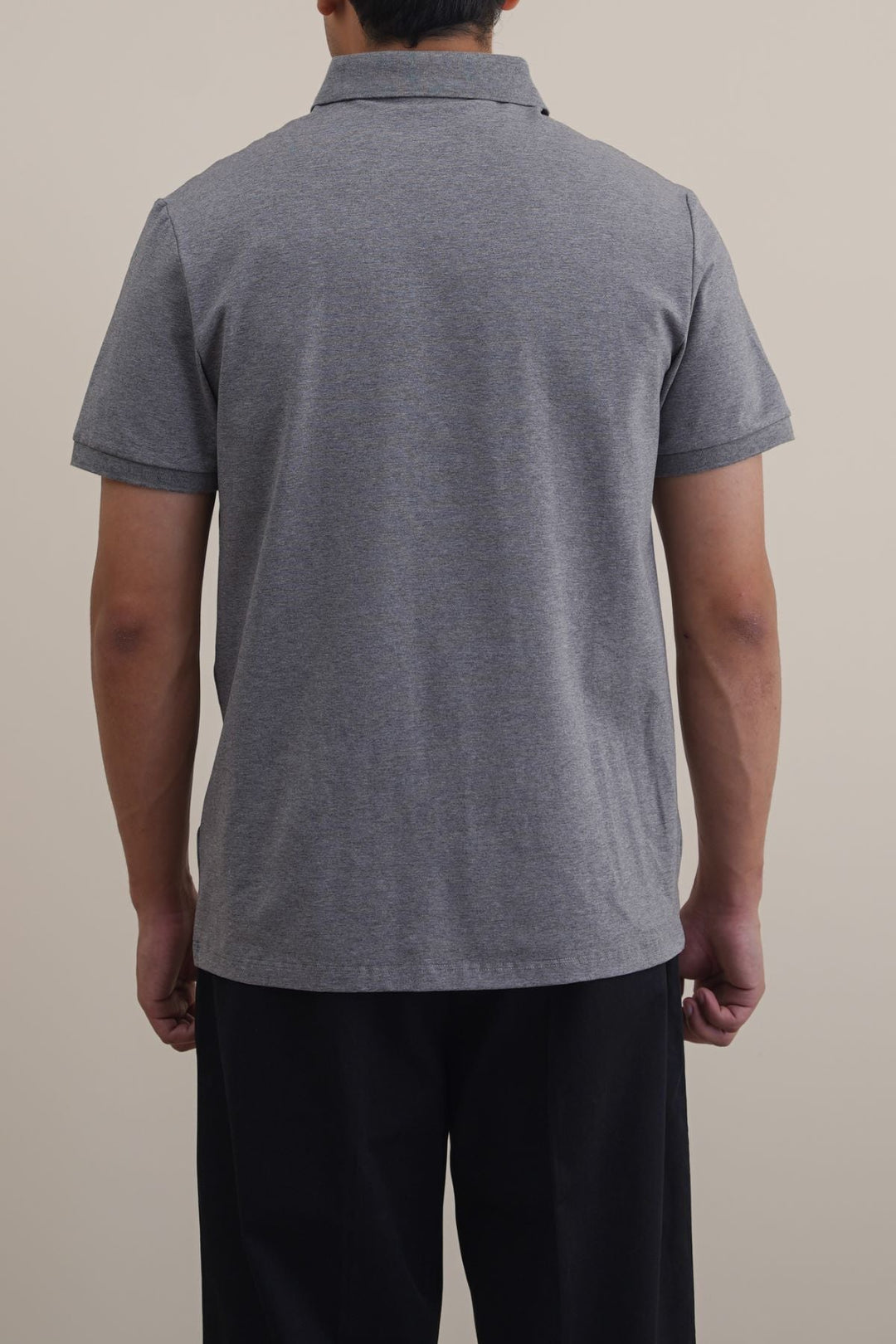 HEATHER GREY PERFORMANCE CORE POLO