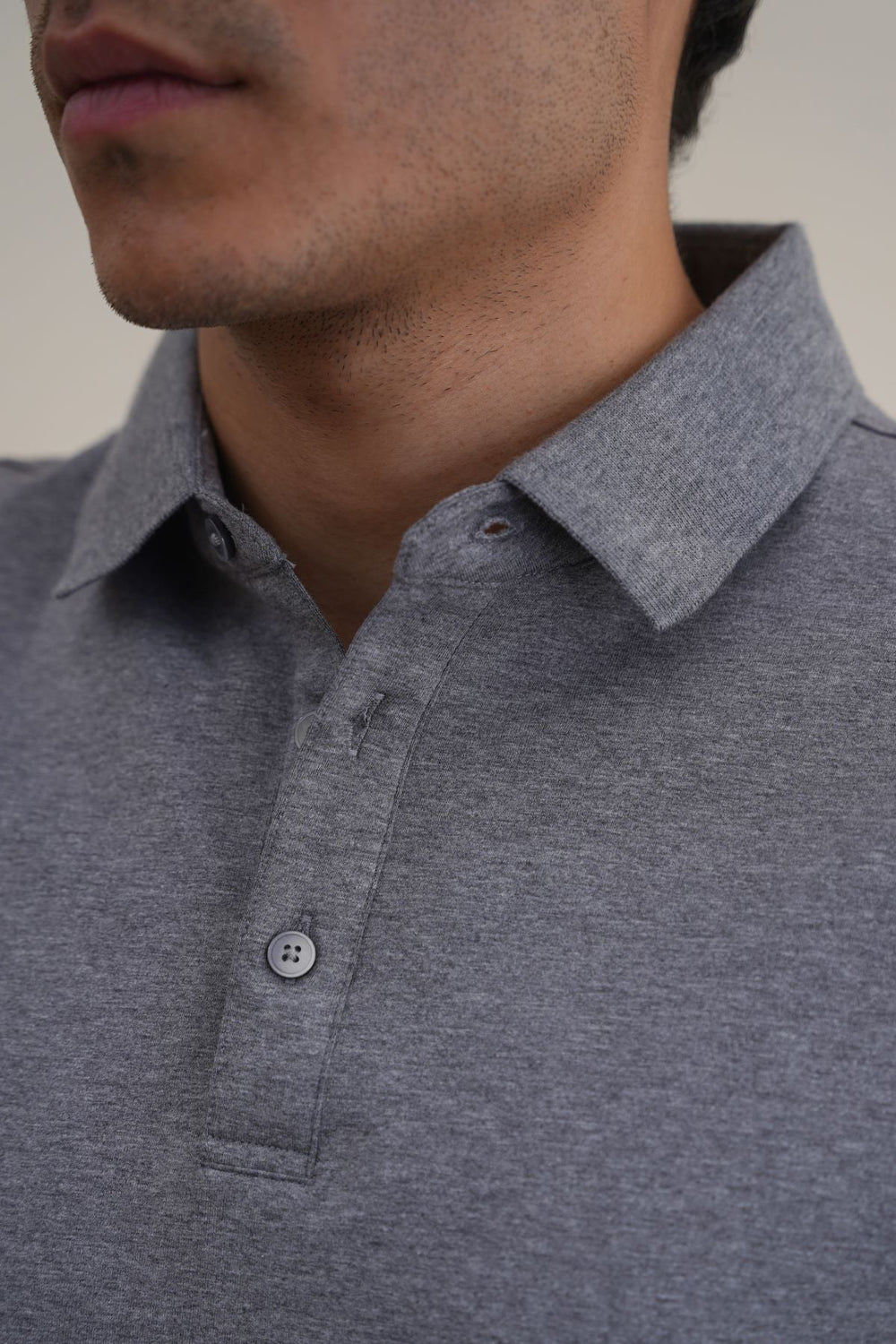HEATHER GREY PERFORMANCE CORE POLO