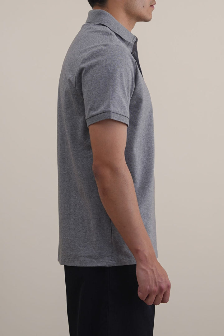 HEATHER GREY PERFORMANCE CORE POLO
