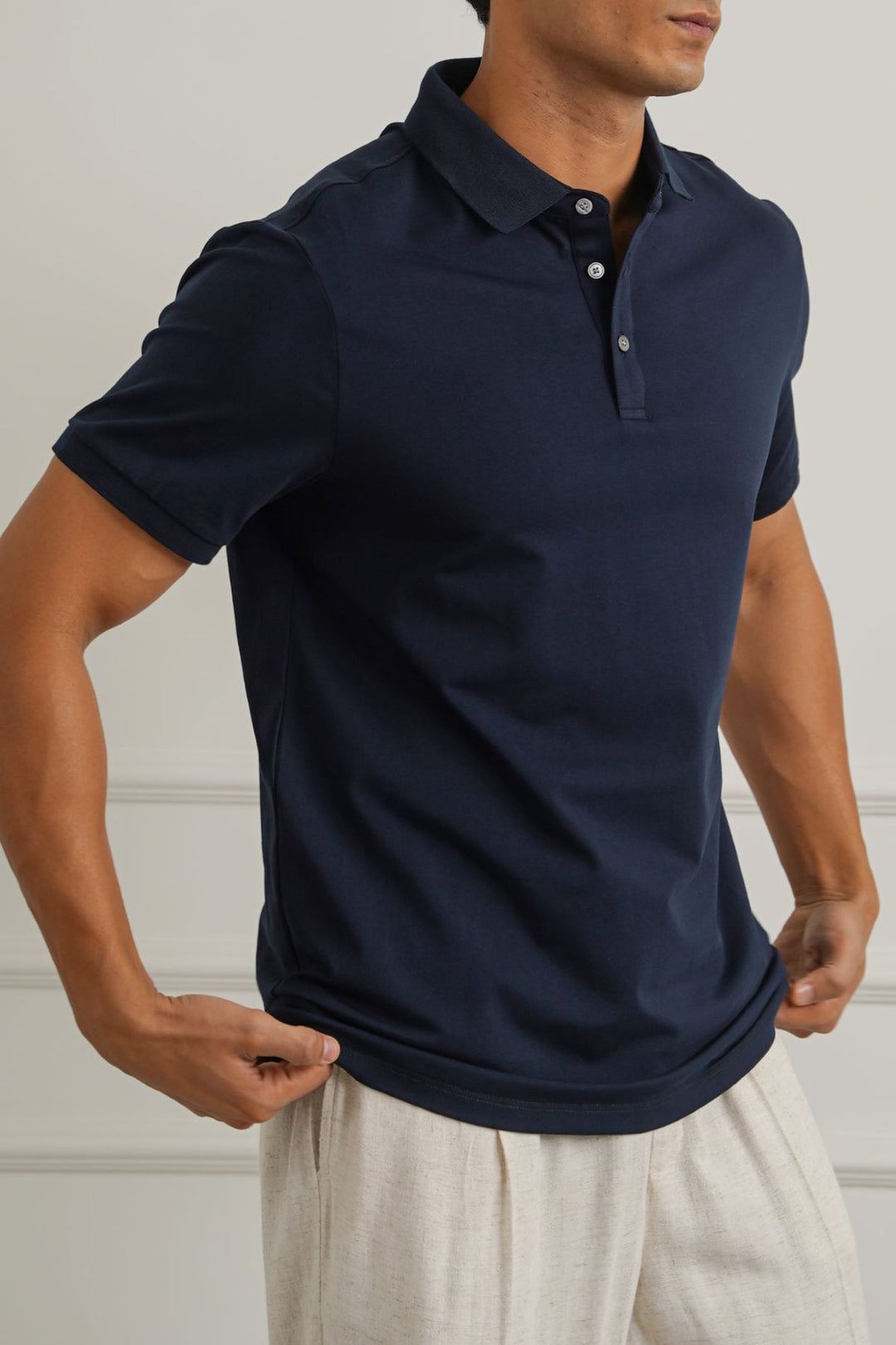 NAVY PERFORMANCE POLO