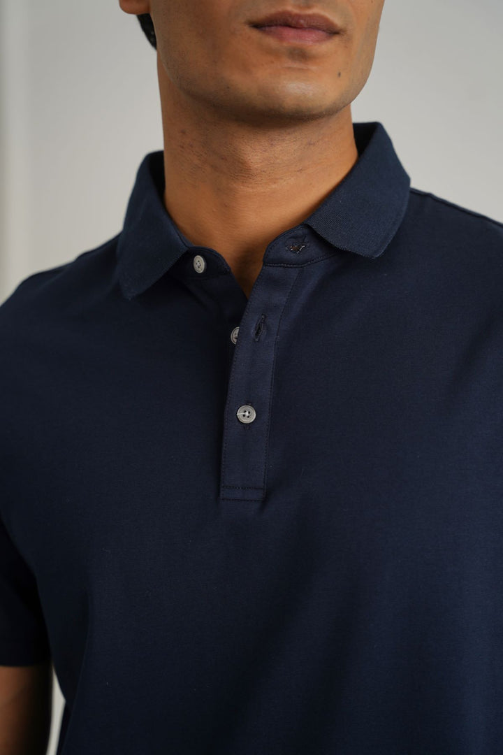 NAVY PERFORMANCE POLO