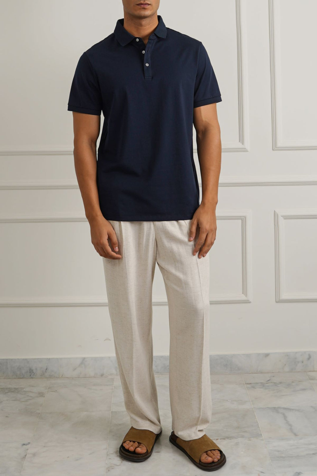 NAVY PERFORMANCE POLO