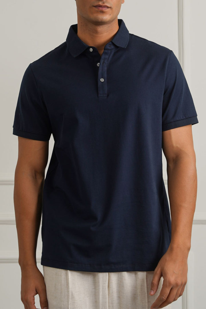 NAVY PERFORMANCE POLO