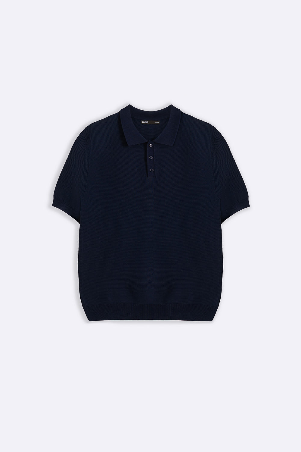NAVY TEXTURED POLO