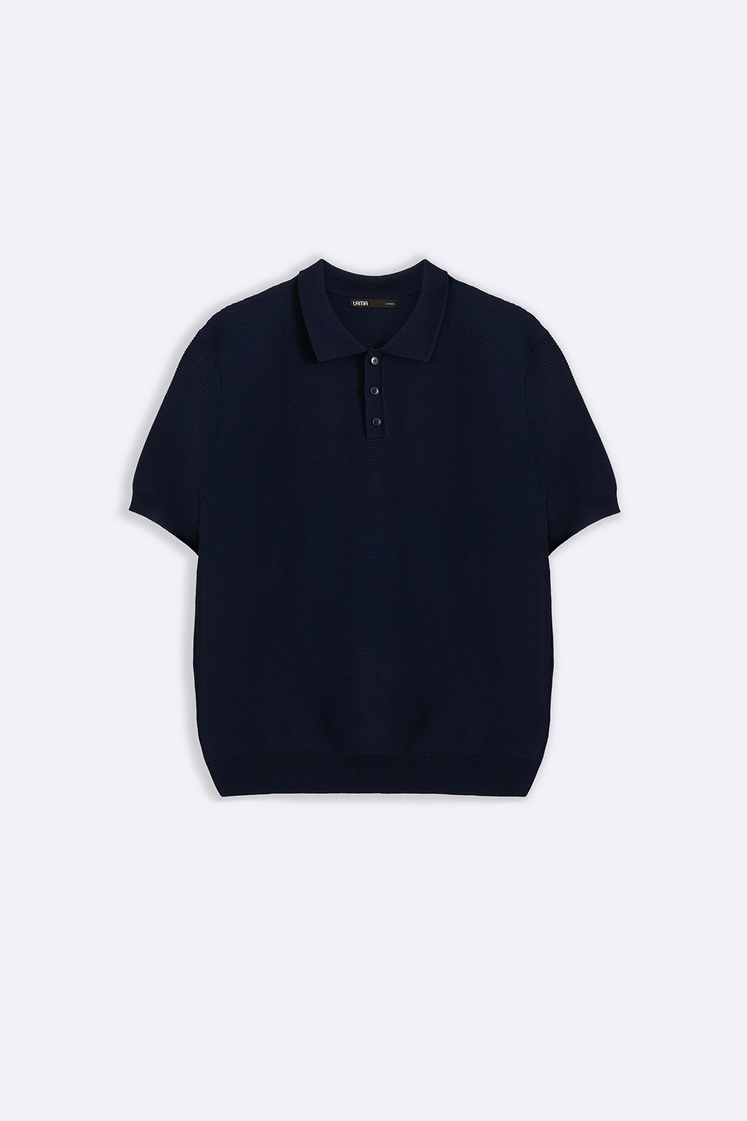 NAVY TEXTURED POLO