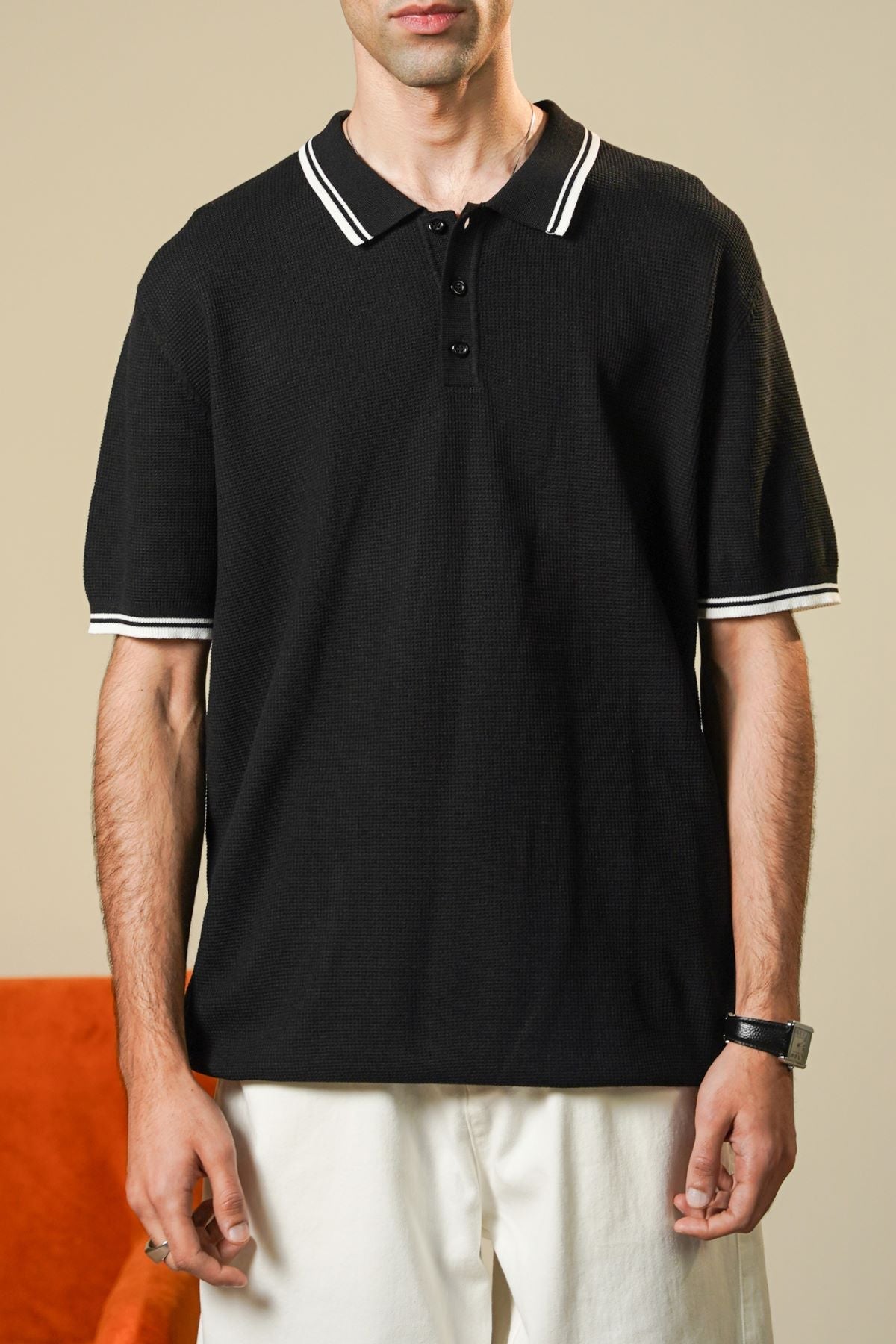 CONTRAST TIPPING POLO – Lama Retail