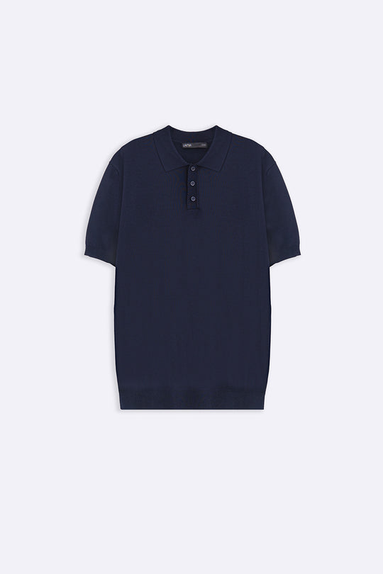 NAVY CASUAL STRIPED TEE