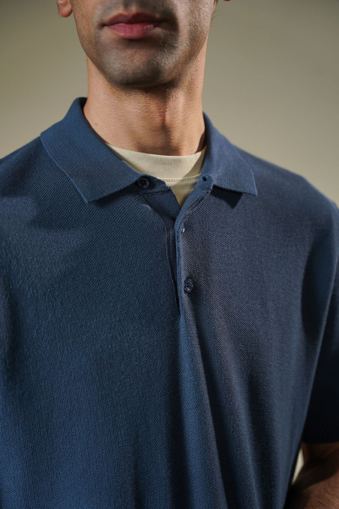 BLUE ESSENTIAL POLO