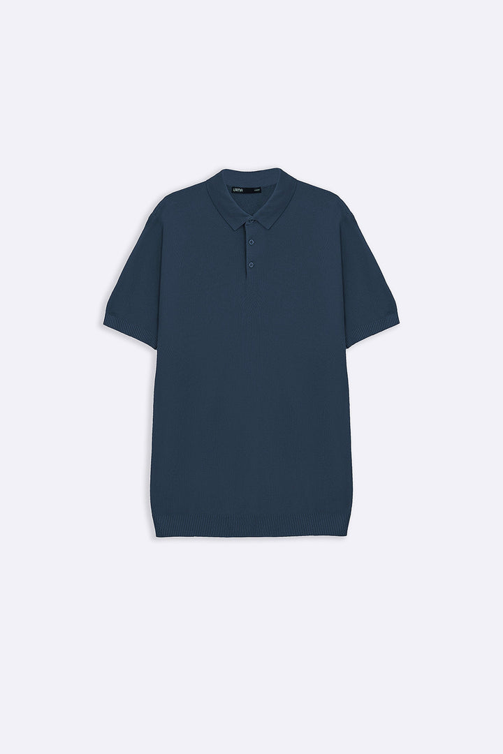 BLUE ESSENTIAL POLO
