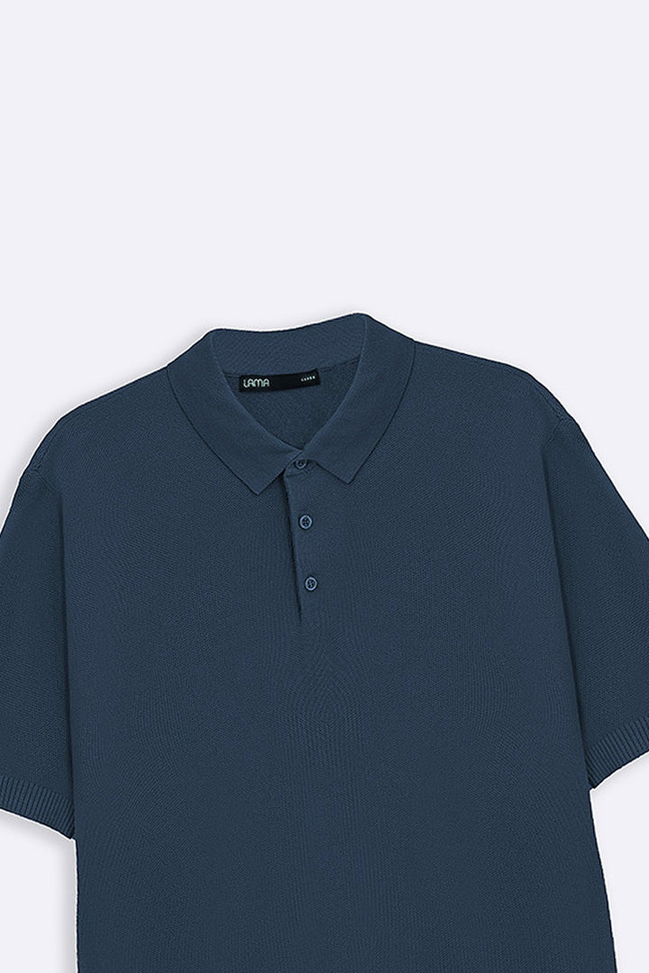 BLUE ESSENTIAL POLO