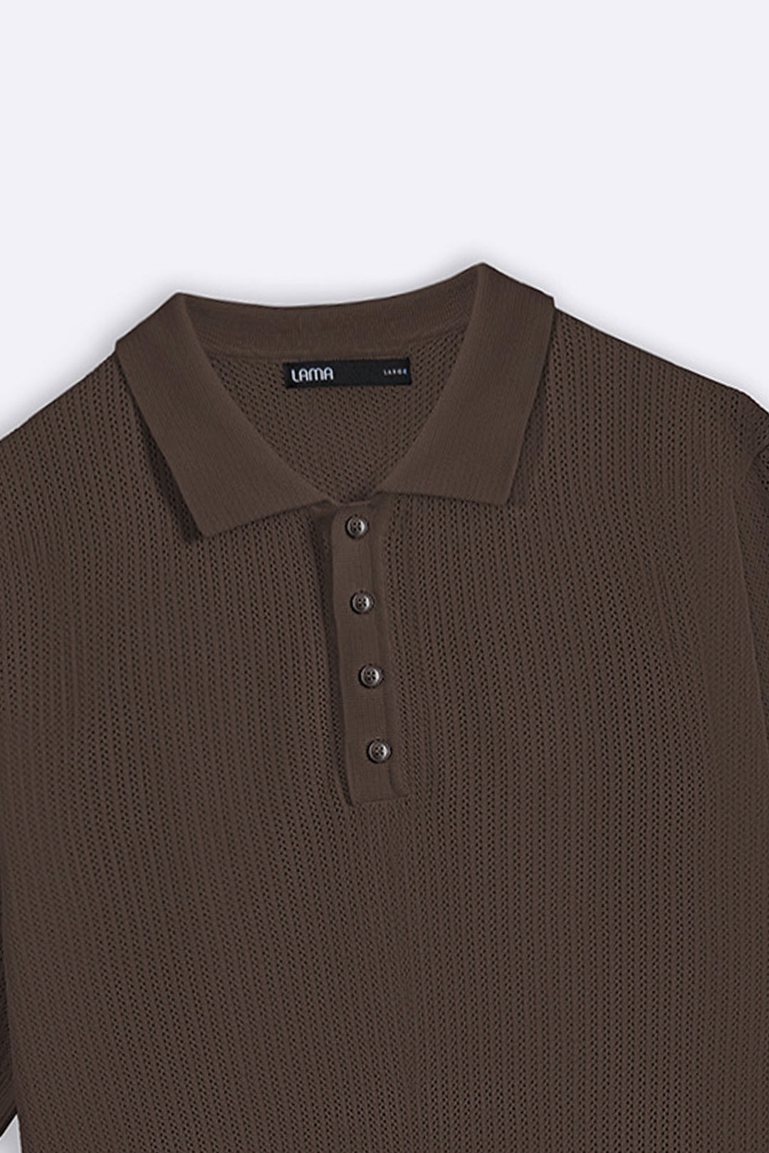 COFFEE TEXTURED POLO