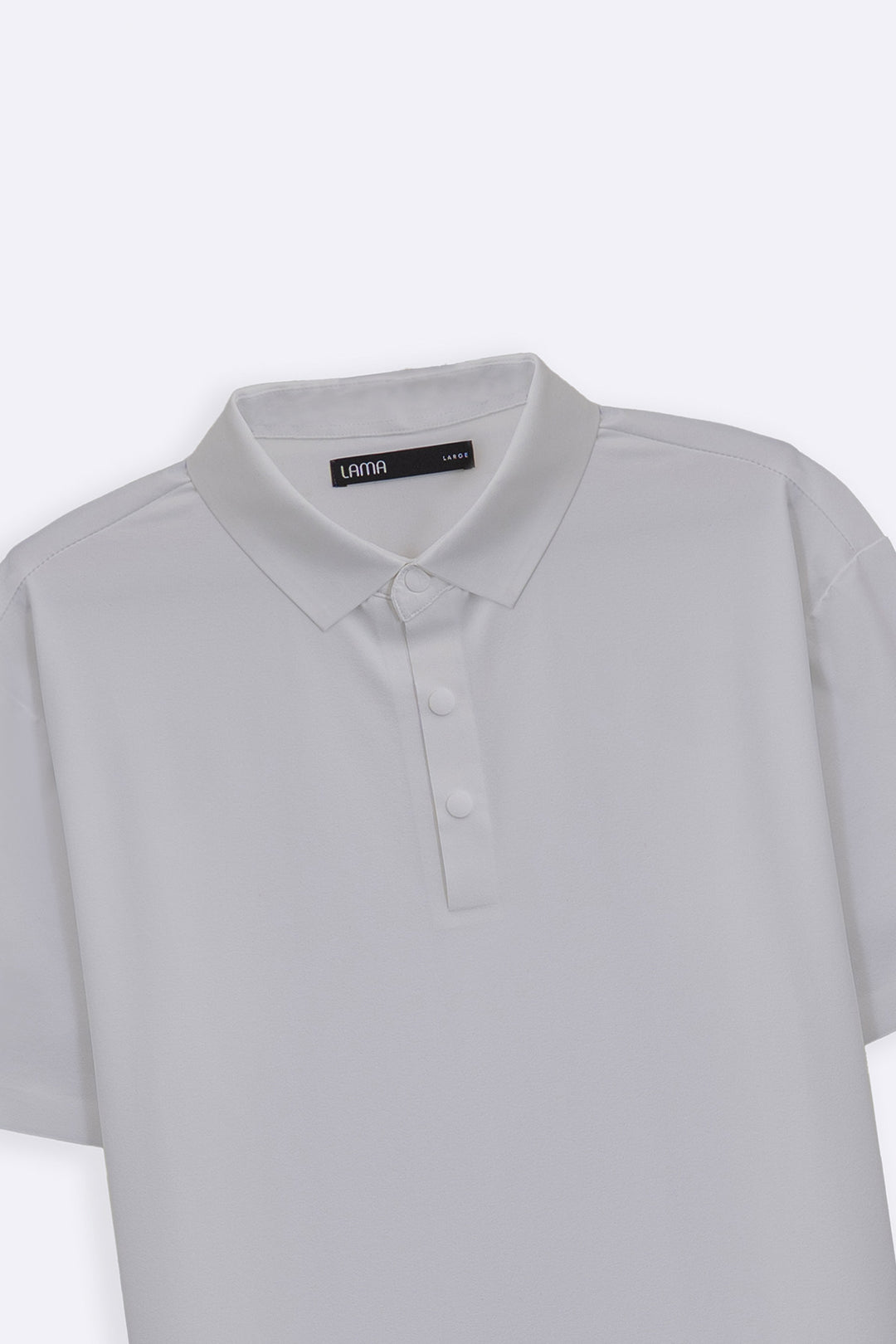 WHITE SEAMLESS POLO