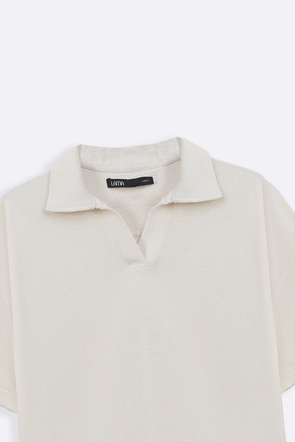 IVORY OPEN COLLAR RESORT POLO