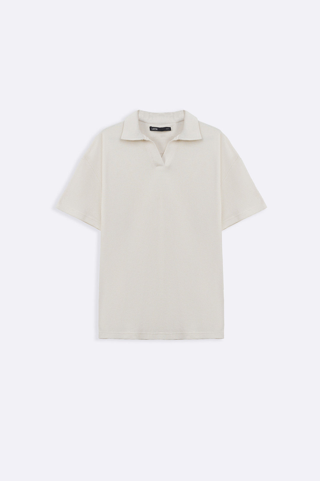 IVORY OPEN COLLAR RESORT POLO