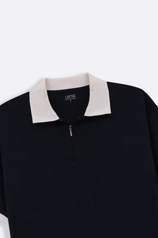 RELAXED ZIPPER POLO