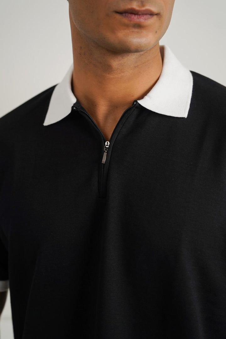 RELAXED ZIPPER POLO