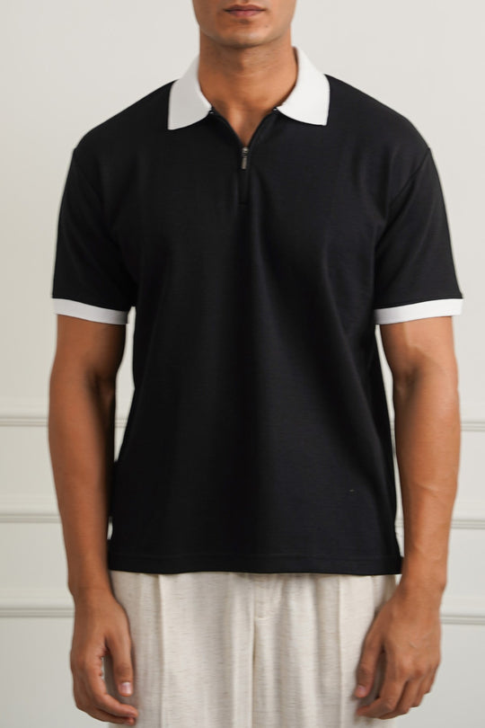 RELAXED ZIPPER POLO