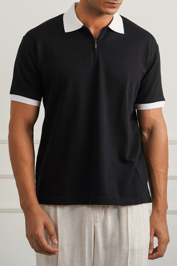 RELAXED ZIPPER POLO