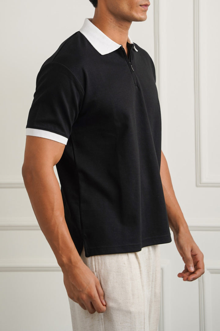 RELAXED ZIPPER POLO