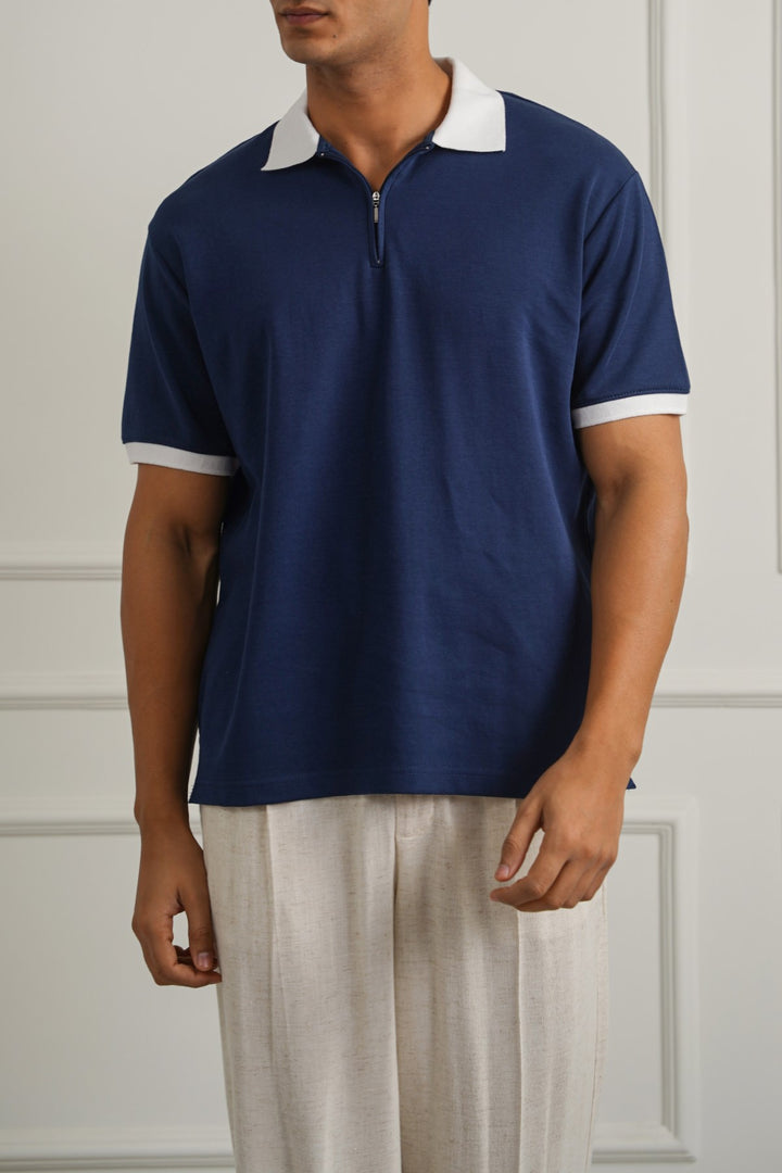 RELAXED ZIPPER POLO