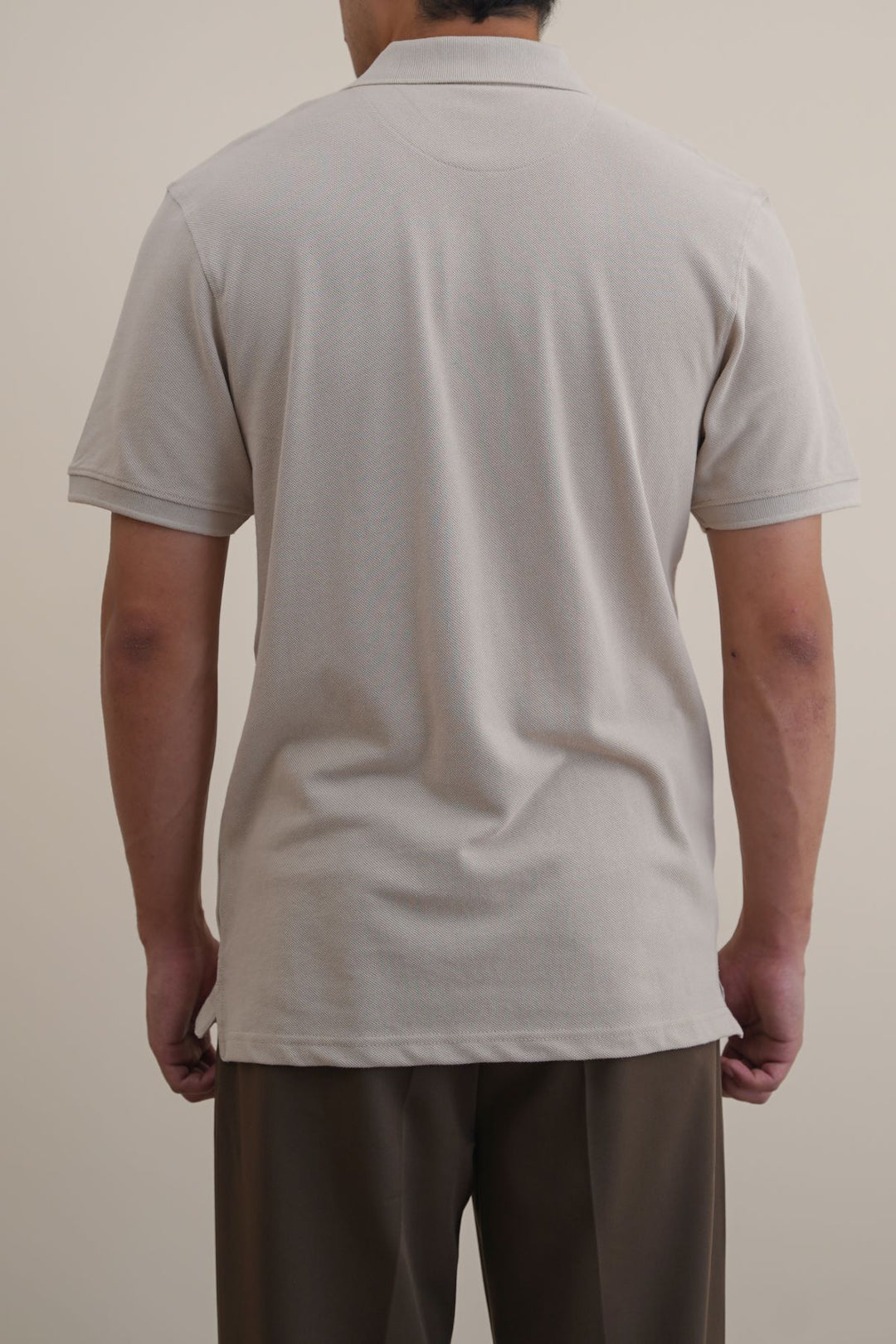 SAND PIQUE POLO SHIRT