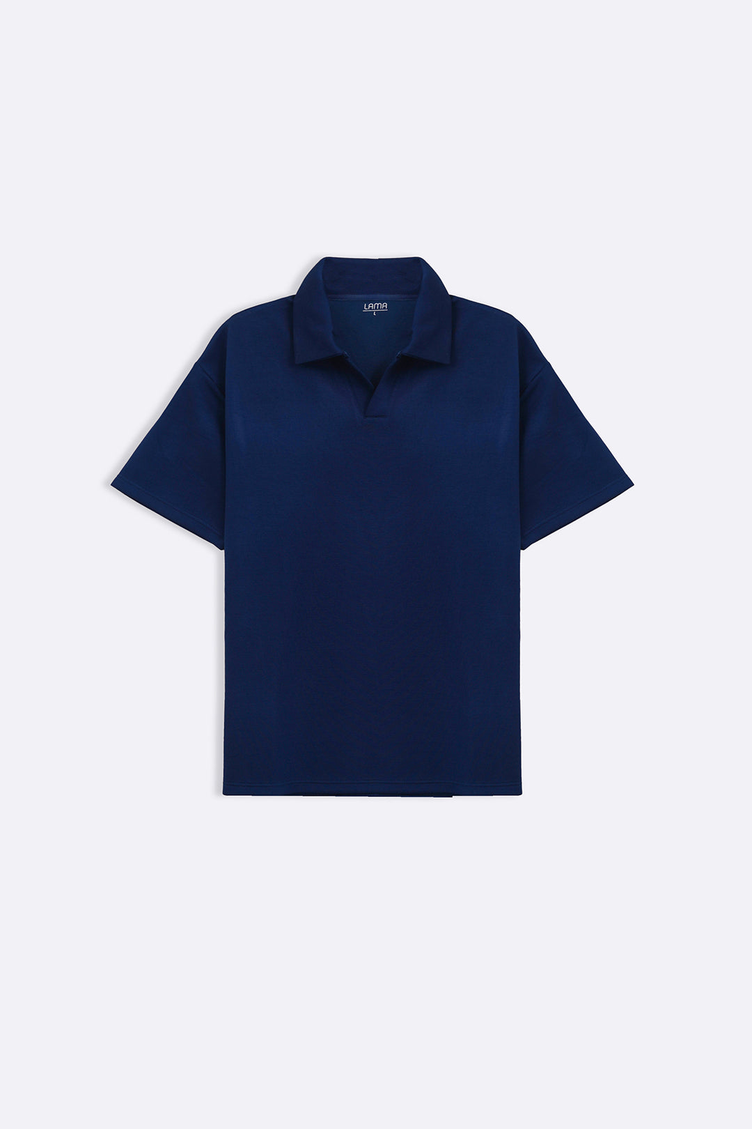 NAVY EASY KNITTED POLO