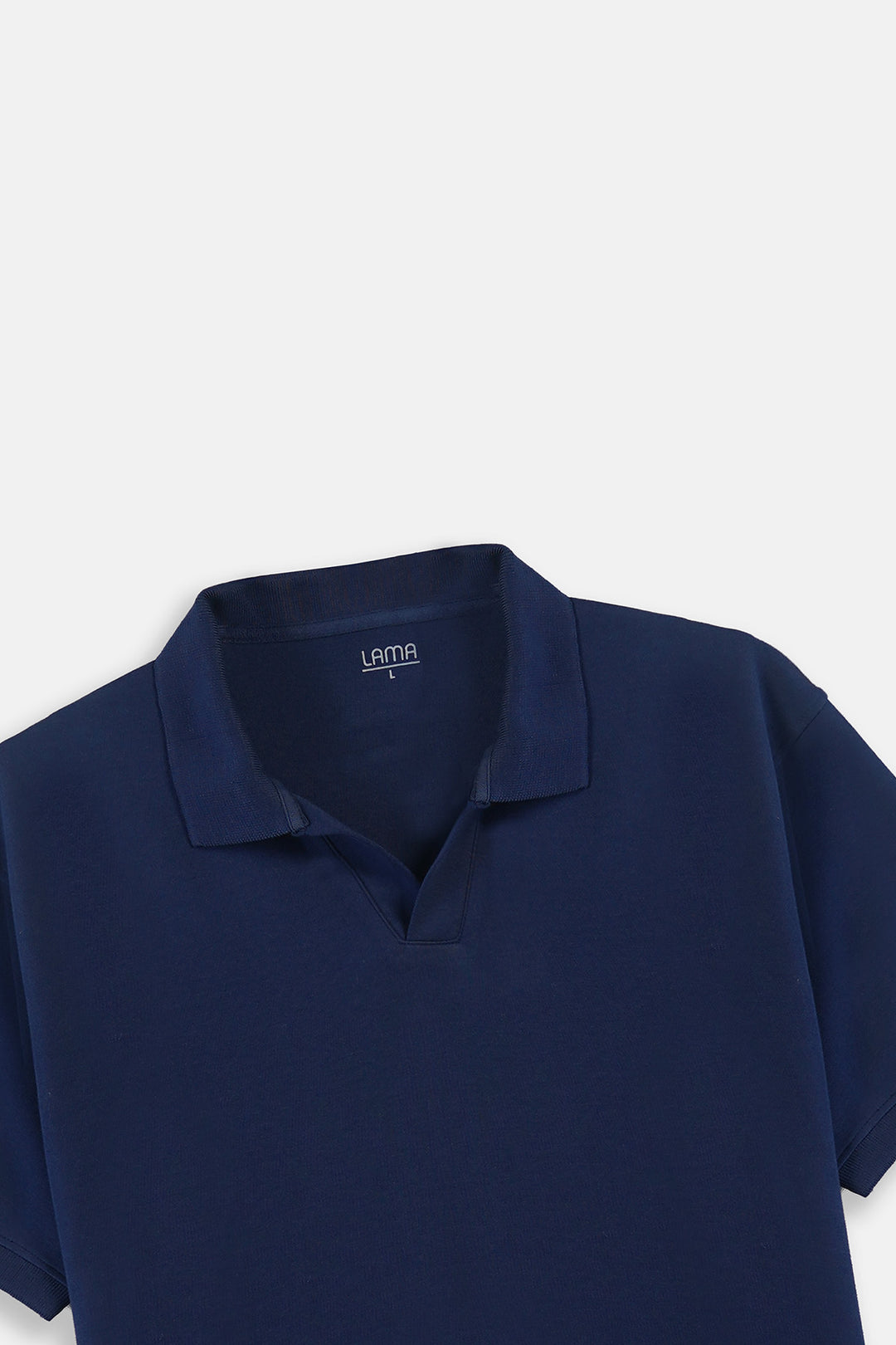 MID BLUE KNITTED POLO