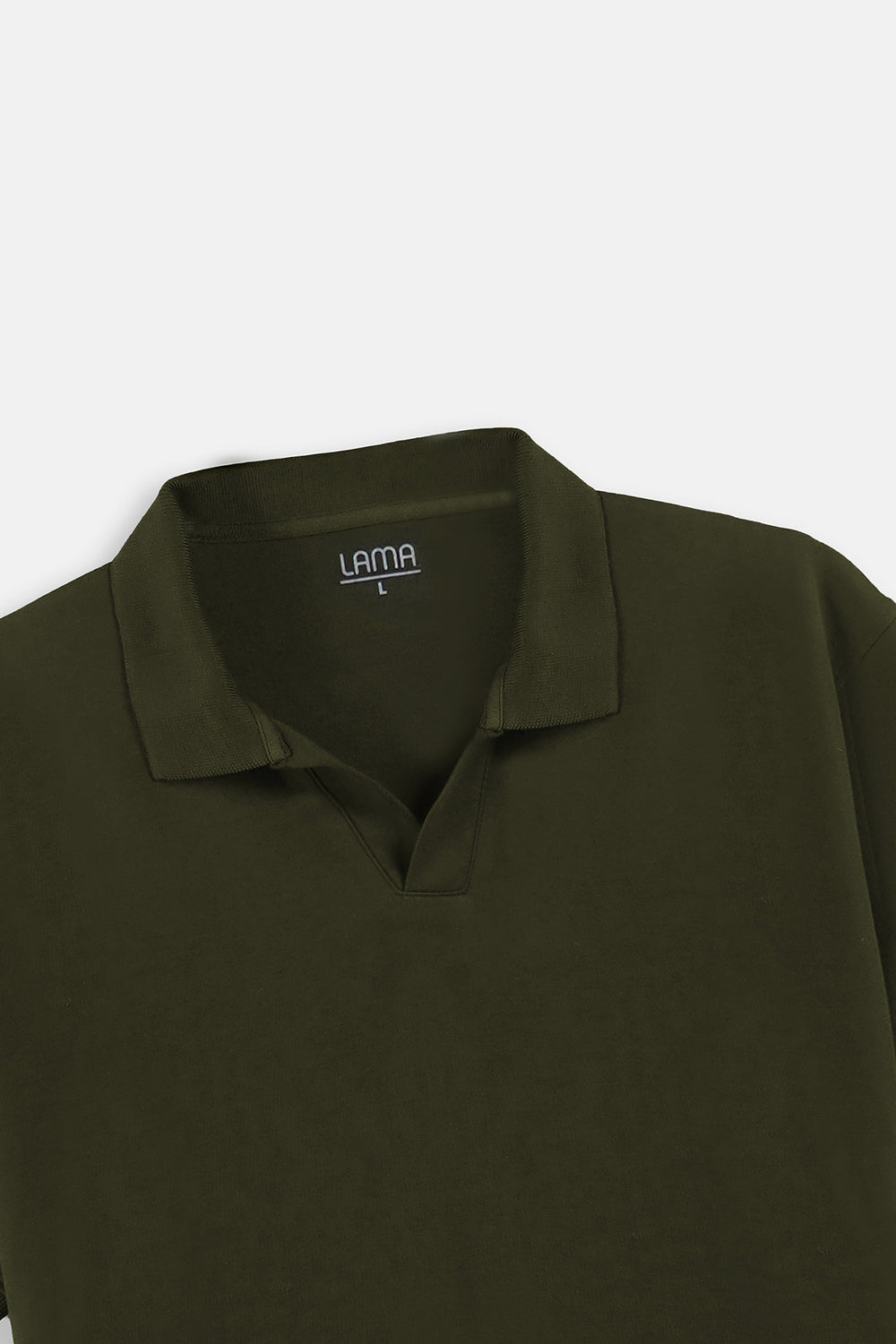 OLIVE KNITTED POLO