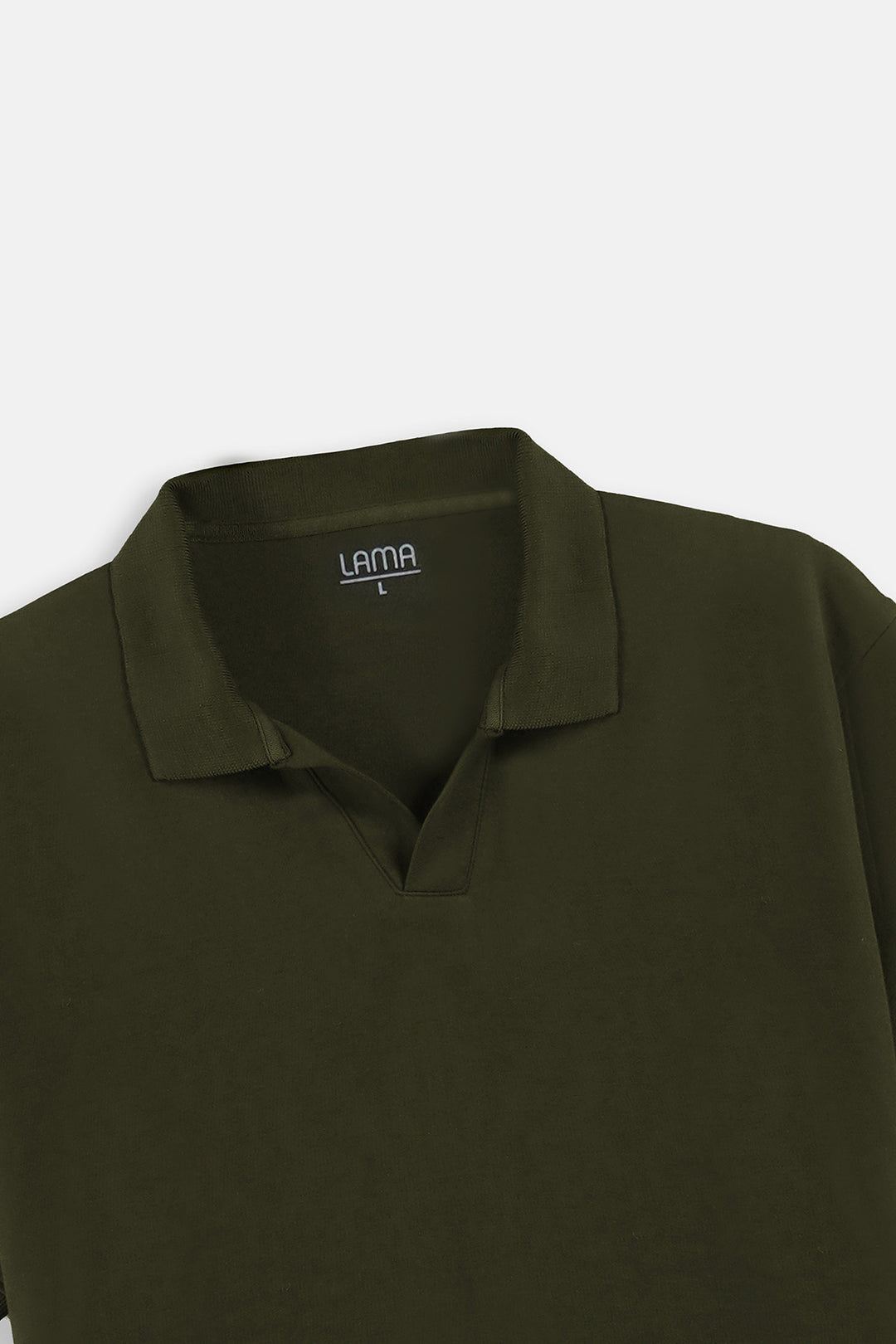 OLIVE KNITTED POLO