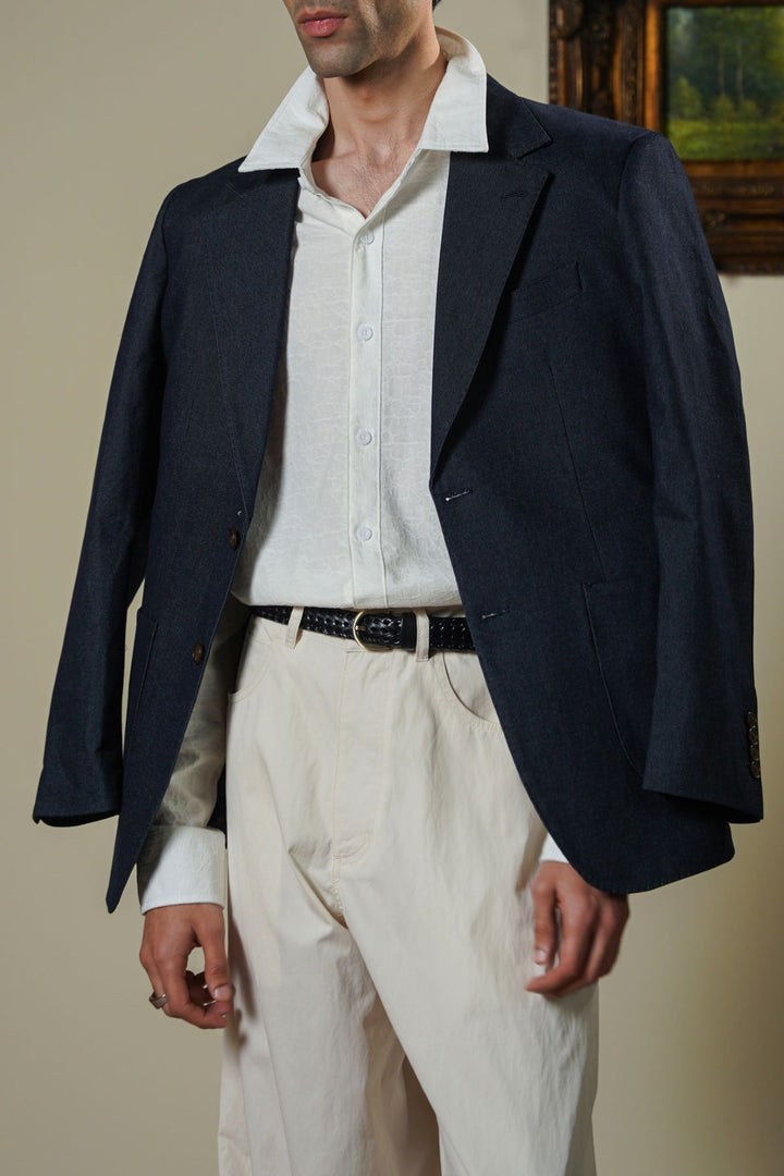 DENIM BLAZER