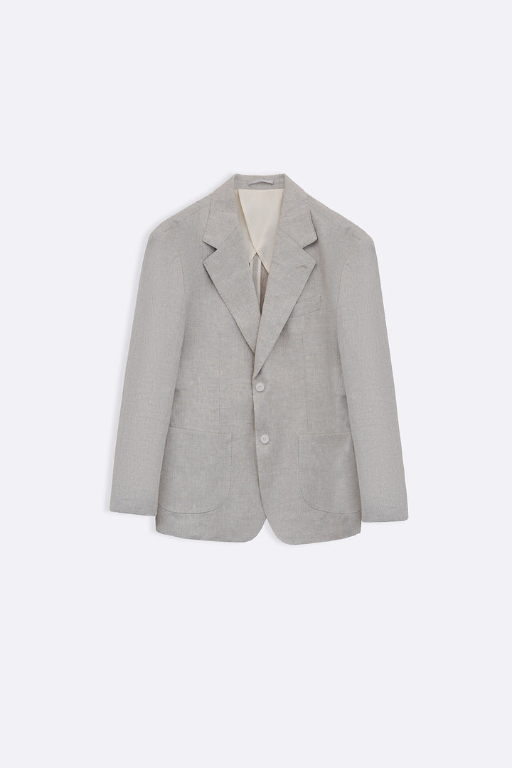 BEIGE PREMIUM LINEN BLAZER