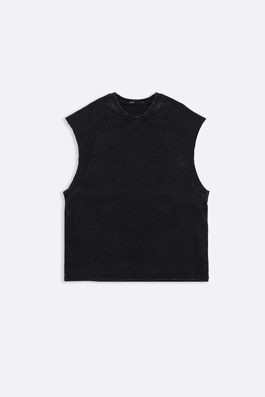 CHARCOAL STREET STYLE TANK TOP