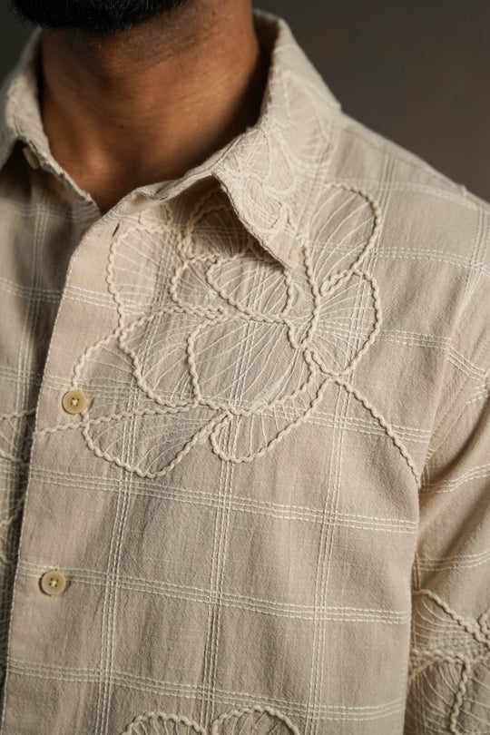 ECRU ECRU LINE COTTON SHIRT