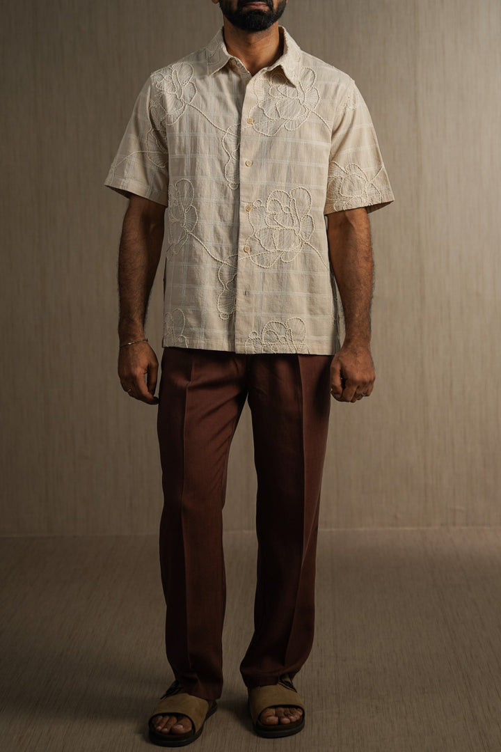 ECRU ECRU LINE COTTON SHIRT