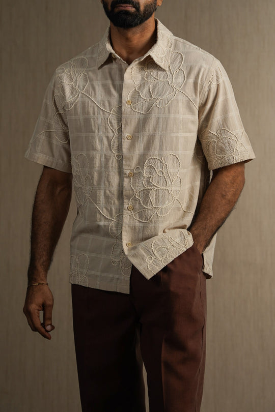 ECRU ECRU LINE COTTON SHIRT