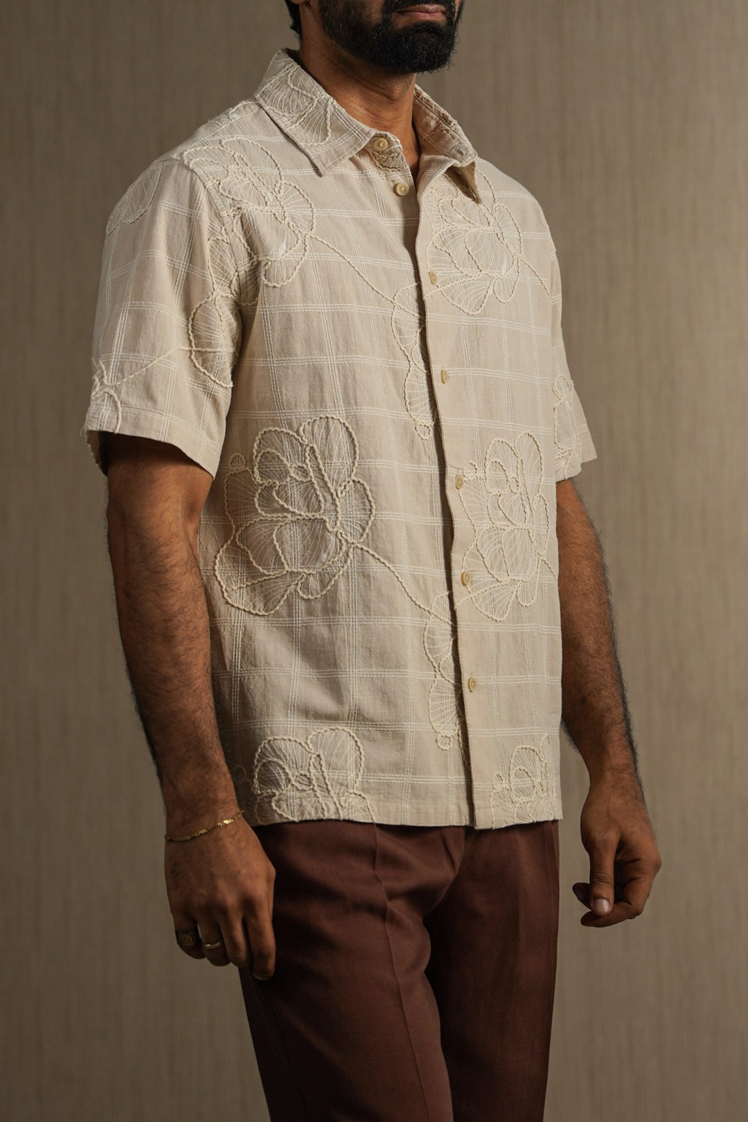 ECRU ECRU LINE COTTON SHIRT