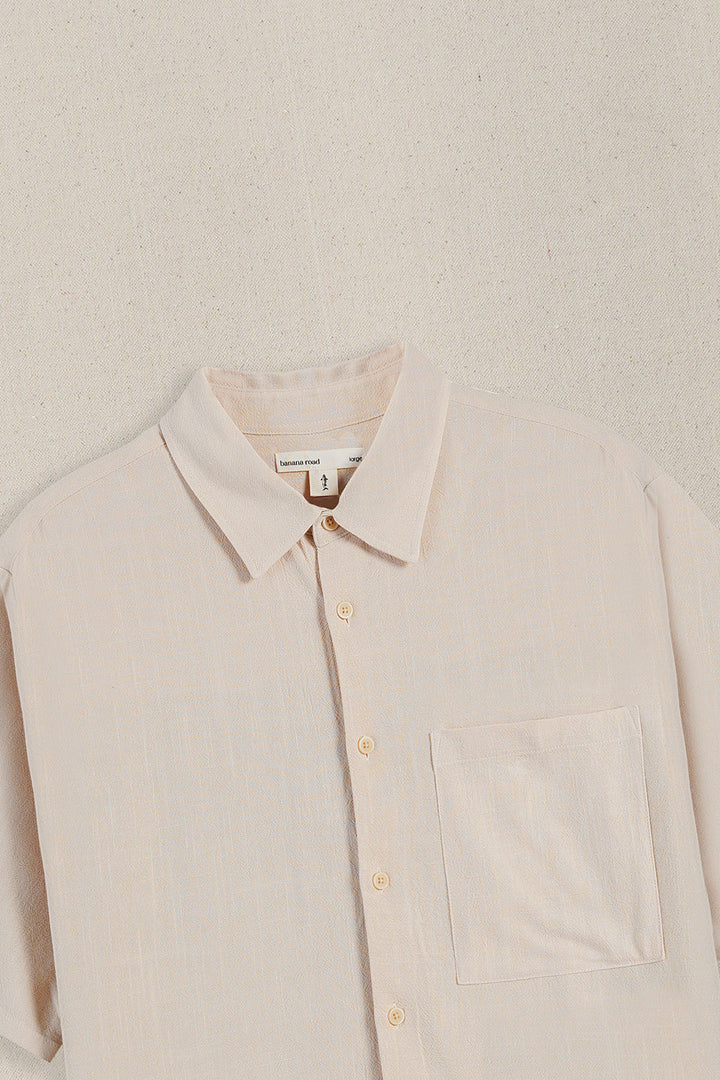 BEIGE ARTISAN WEAVE SHIRT