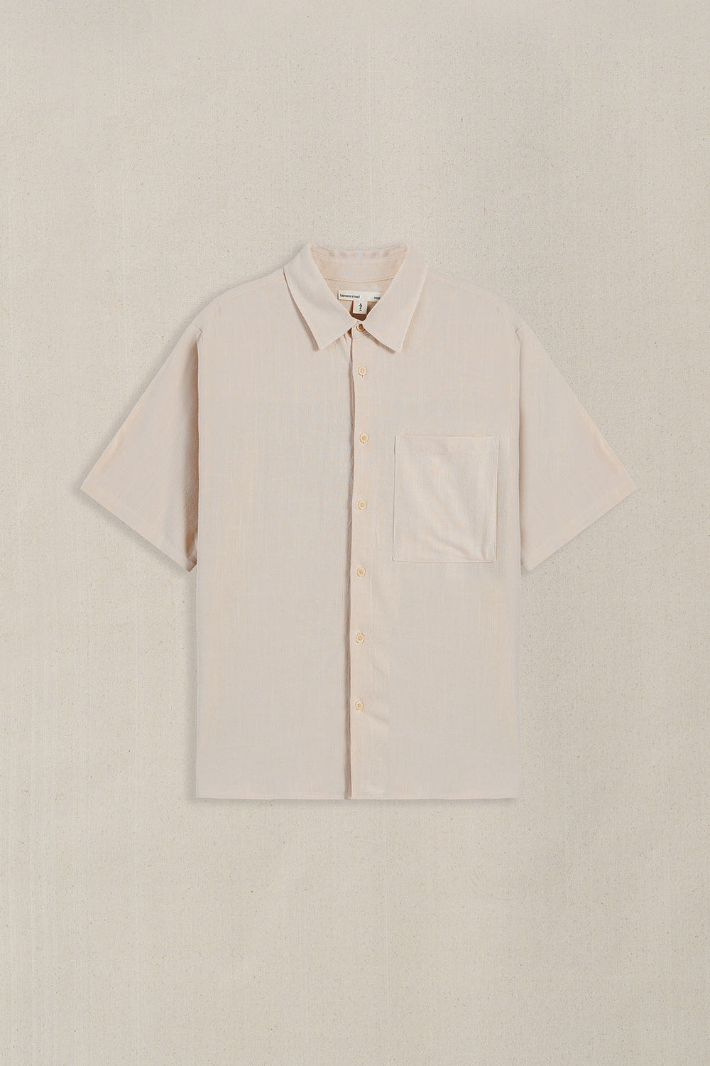 BEIGE ARTISAN WEAVE SHIRT